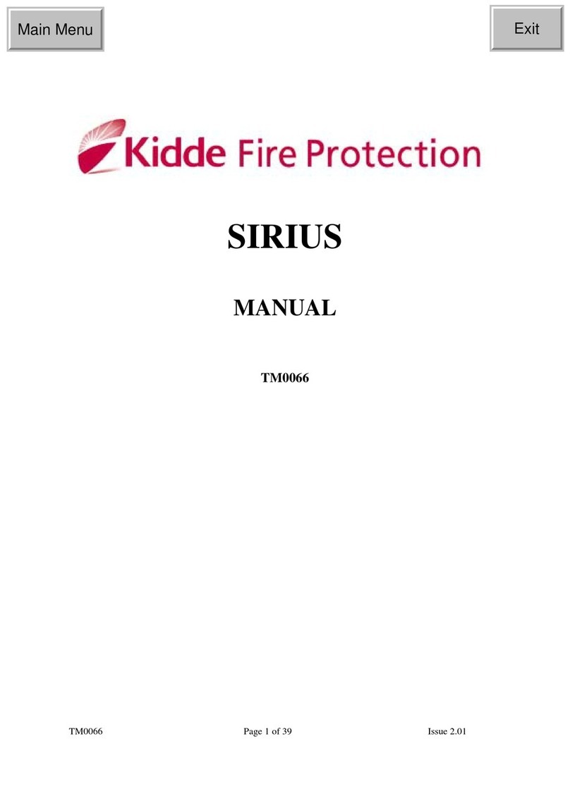 Kidde Fire Protection SIRIUS manual