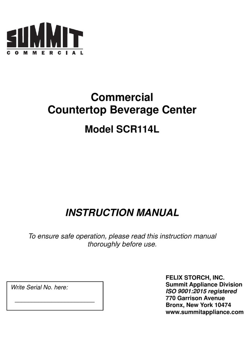 Summit SCR114L instruction manual