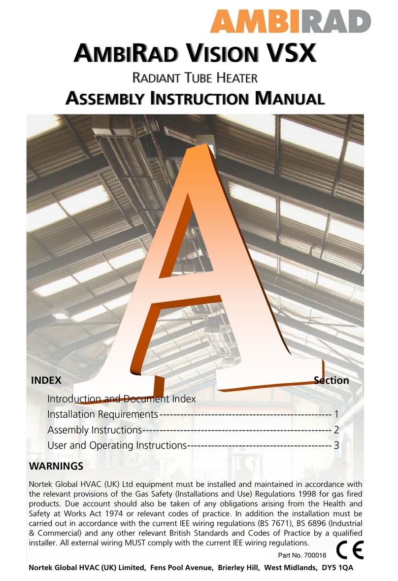 Nortek Ambirad Vision VSX Installation guide