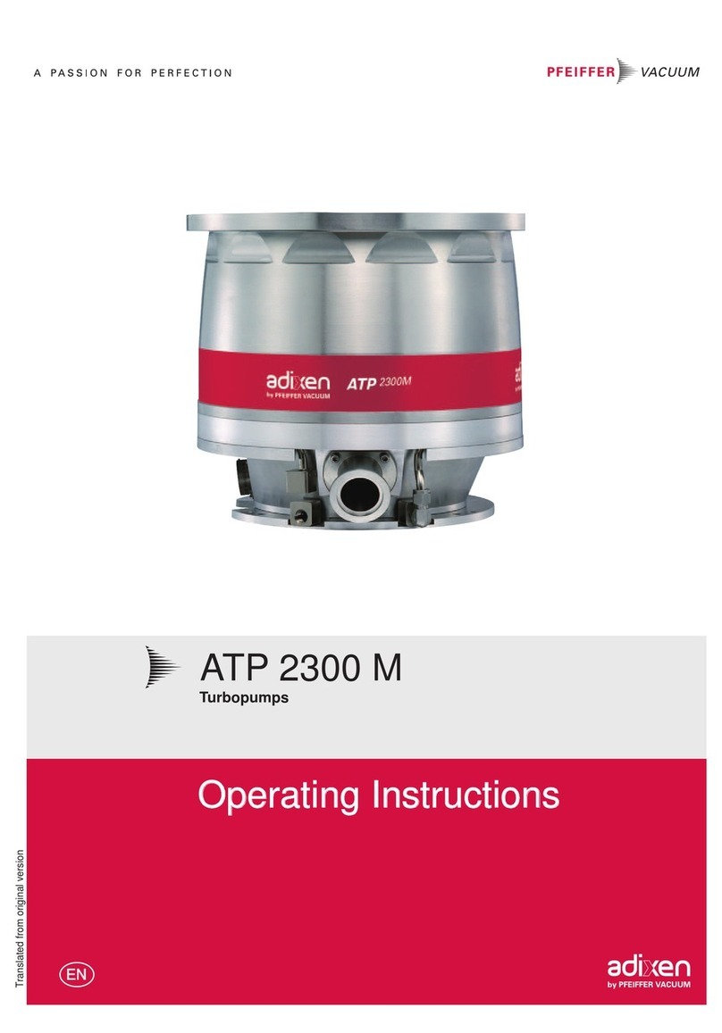 Adixen ATP 2300 M operating instructions Adixen ATP 2300 M operating instructions