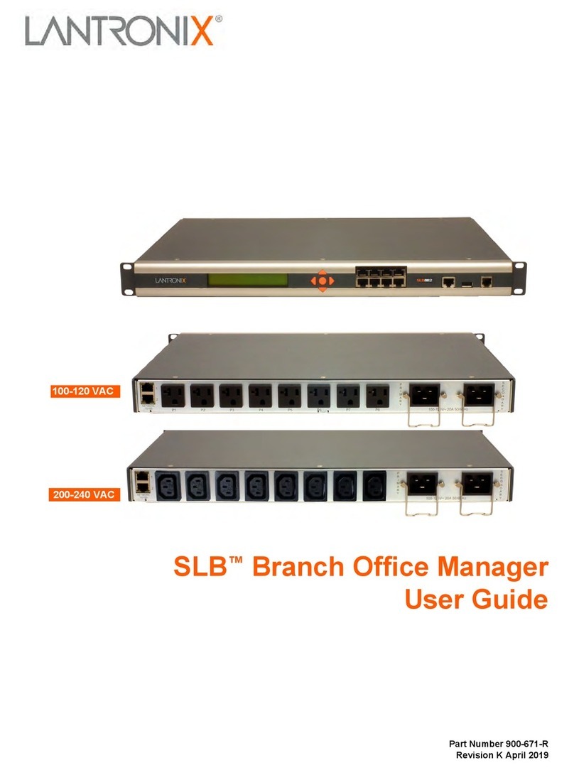Lantronix 100-120 VAC SLB user guide