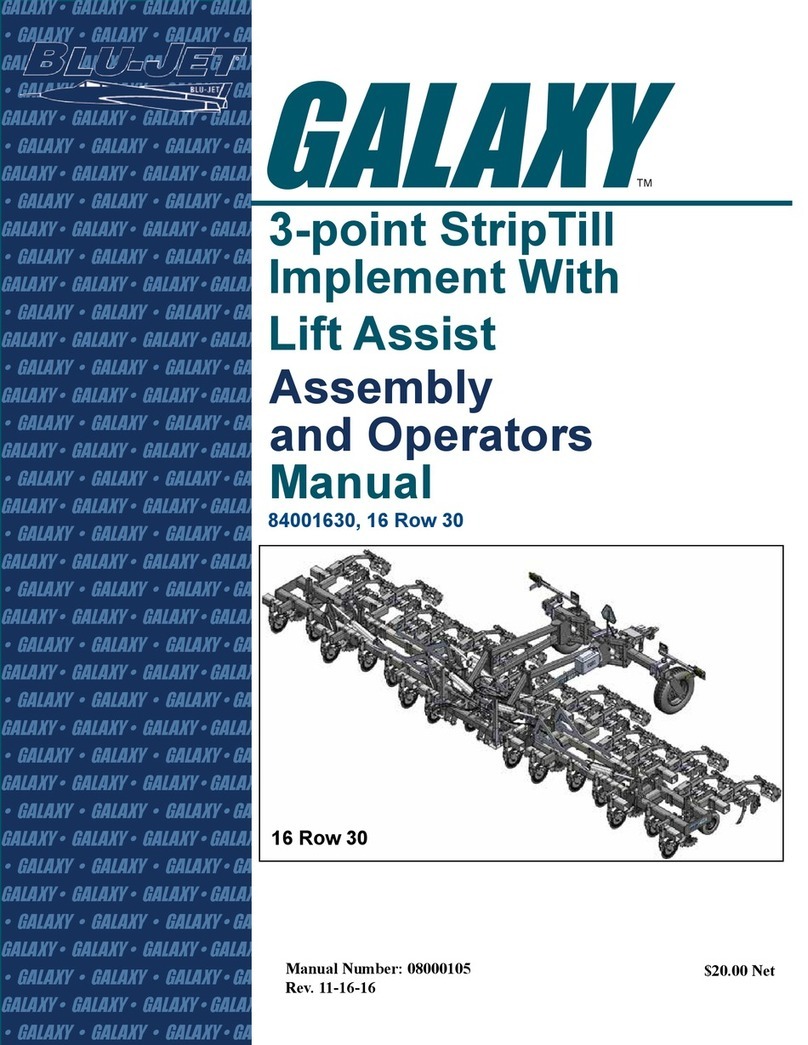BLU-JET GALAXY Assembly and operators manual