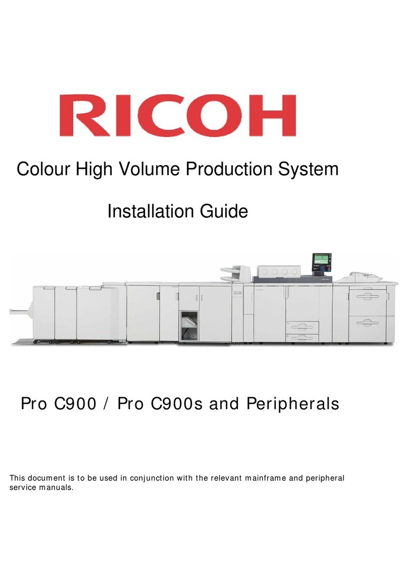 Ricoh Pro C900 User manual