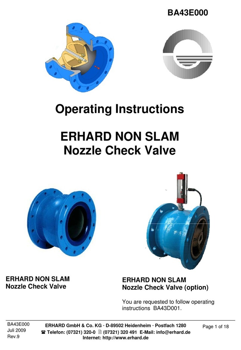 ERHARD NON SLAM operating instructions