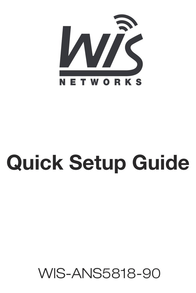 WIS NETWORKS WIS-ANS5818-90 Quick setup guide