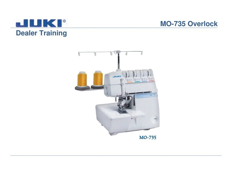 JUKI MO-735 Setup guide JUKI MO-735 Setup guide