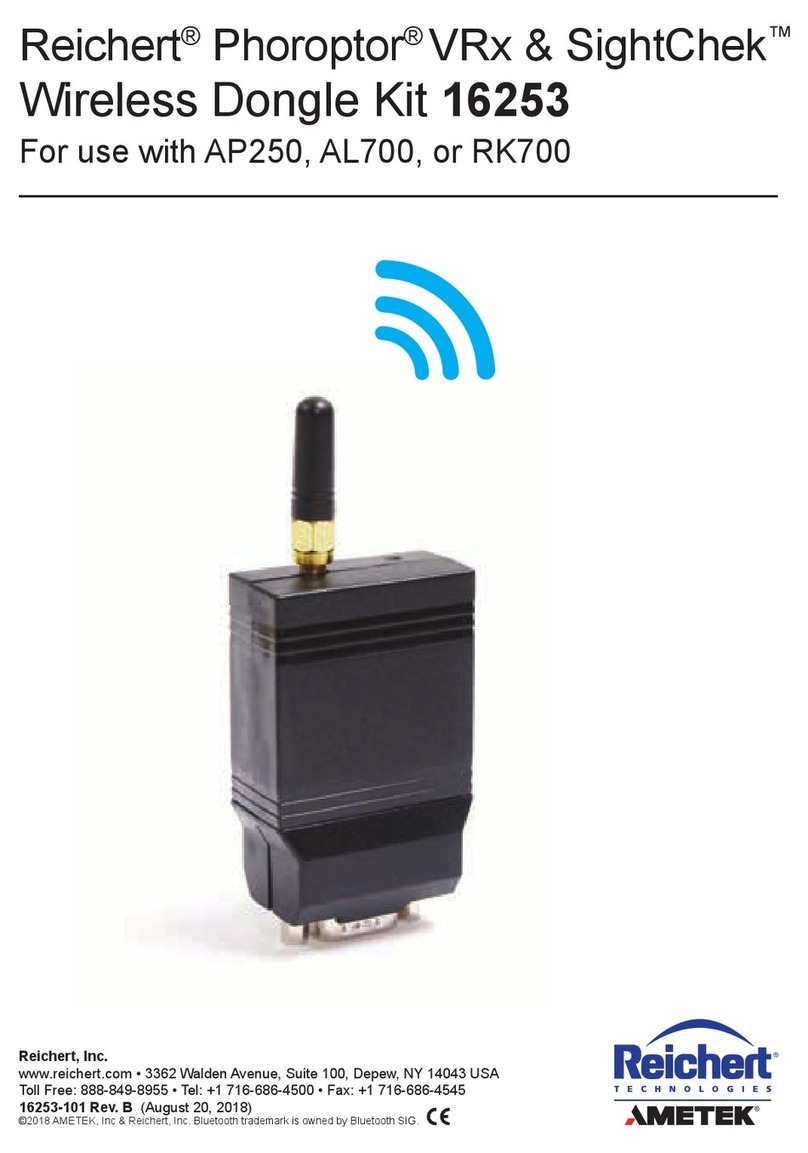 Ametek Reichert 16253 quick start guide