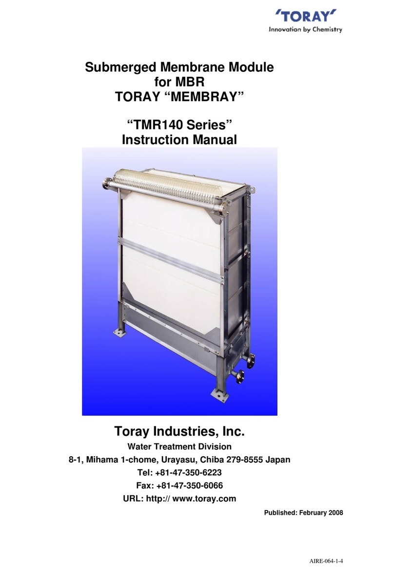 Toray TMR140 Series instruction manual