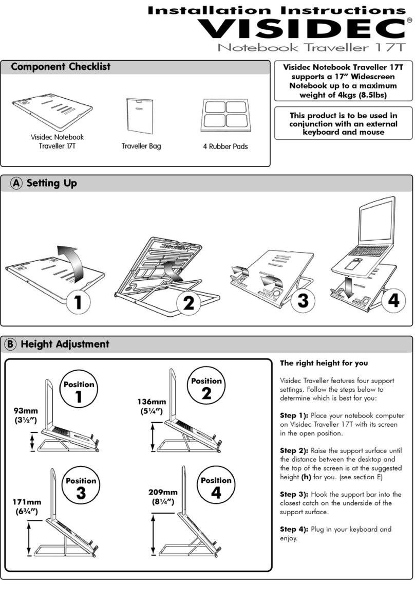 Atdec Visidec User manual