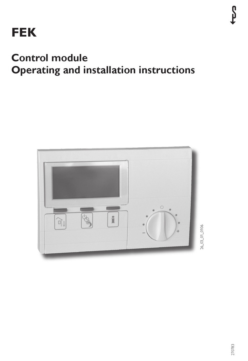 STIEBEL ELTRON FEK User manual