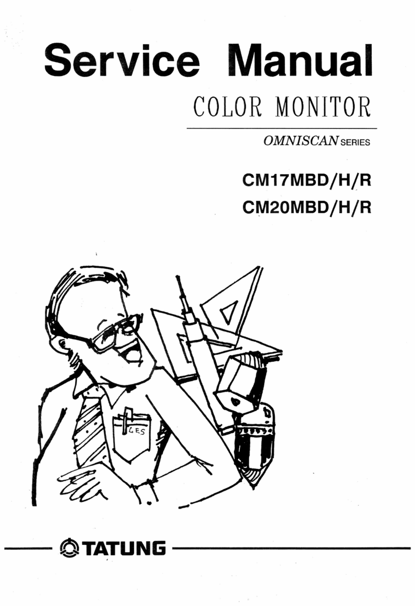 Tatung OMNISCAN SERIES User manual