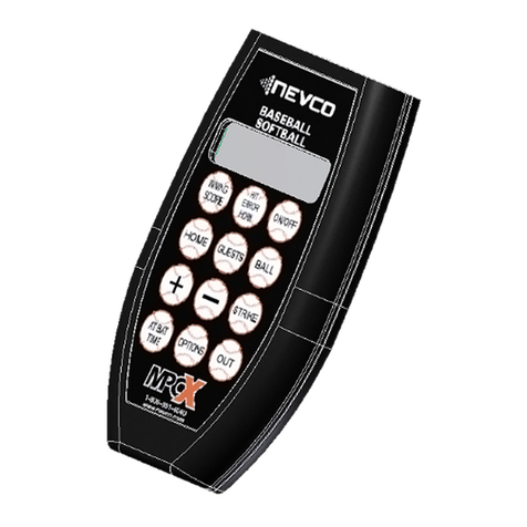 Nevco MPCX 1500 Operator instructions