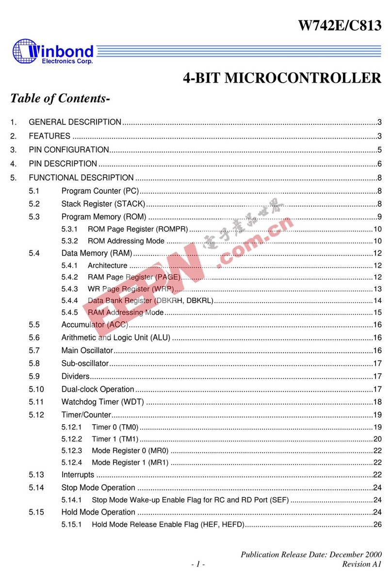 Winbond W742C813 manual