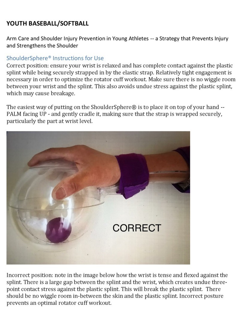 ShoulderSphere ShoulderSphere Instructions for use