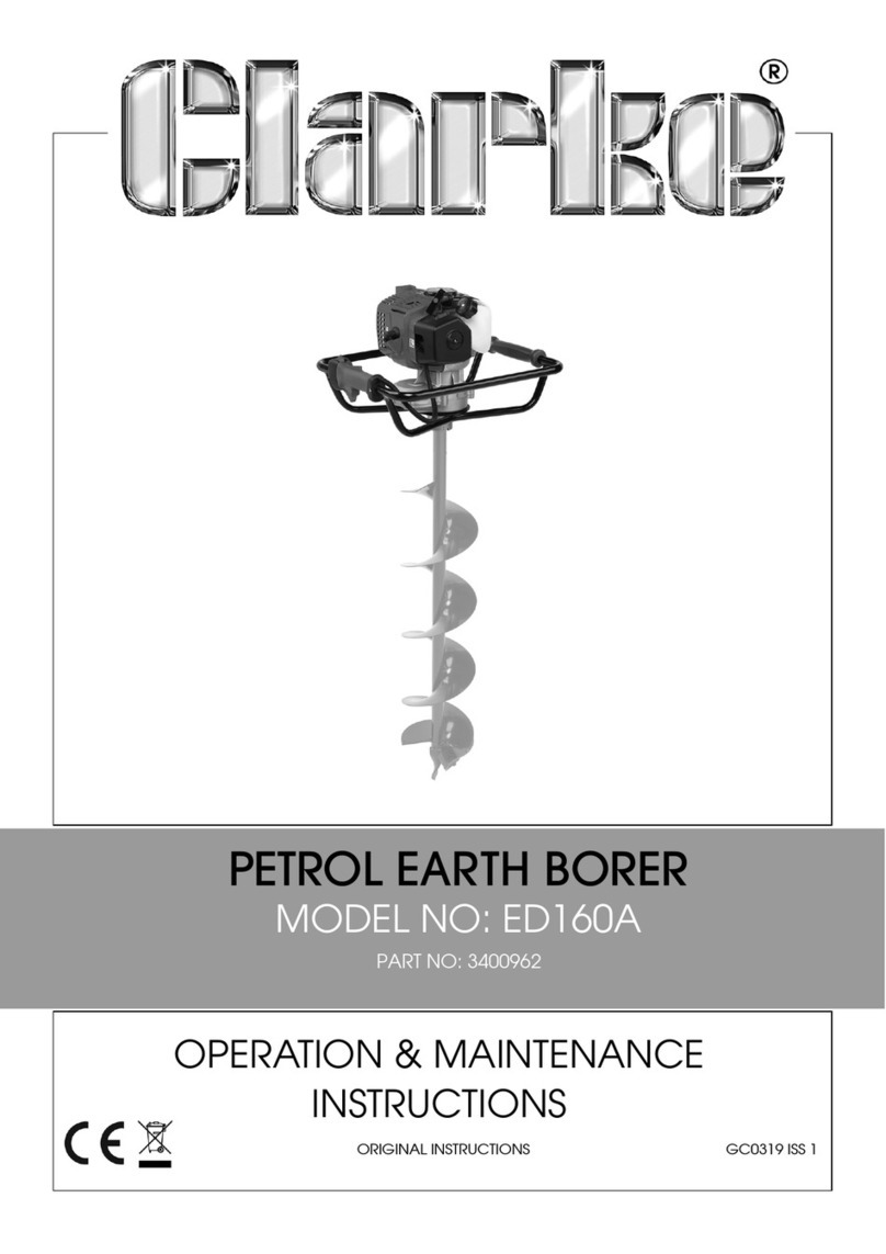 Clarke ED160A Operation & maintenance instructions