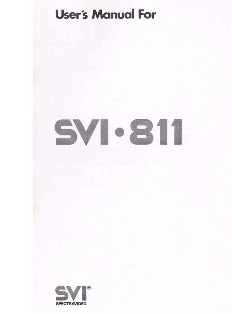 Spectravideo SVI-811 user manual
