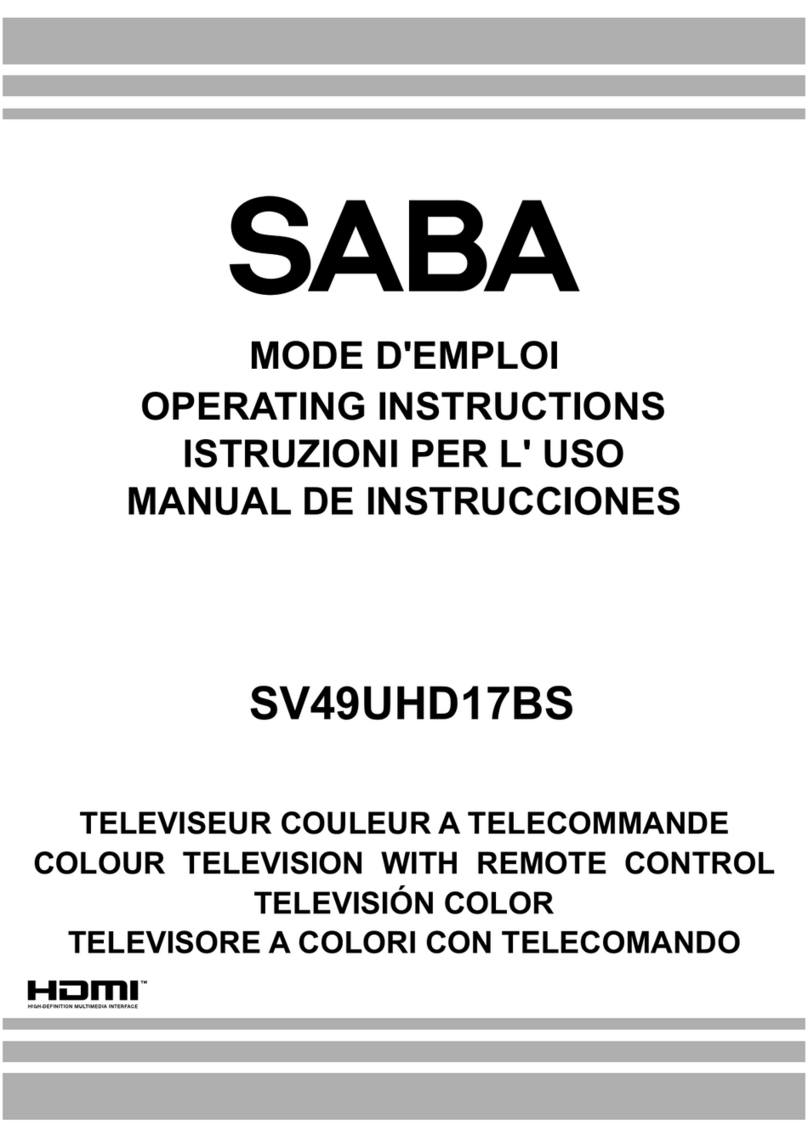 Saba SV49UHD17BS operating instructions