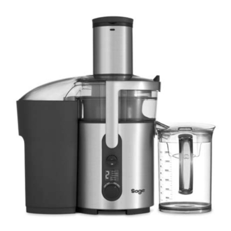 Sage Nutri Juicer Plus BJE520 quick guide