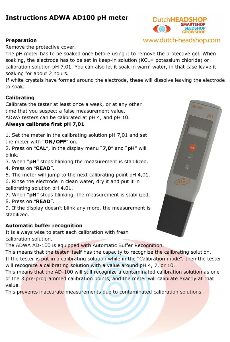 ADWA AD100 instructions