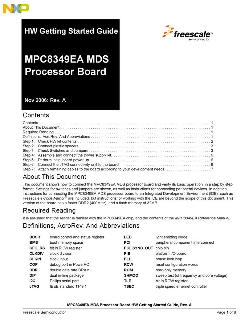 Freescale Semiconductor MPC8349EA MDS User manual