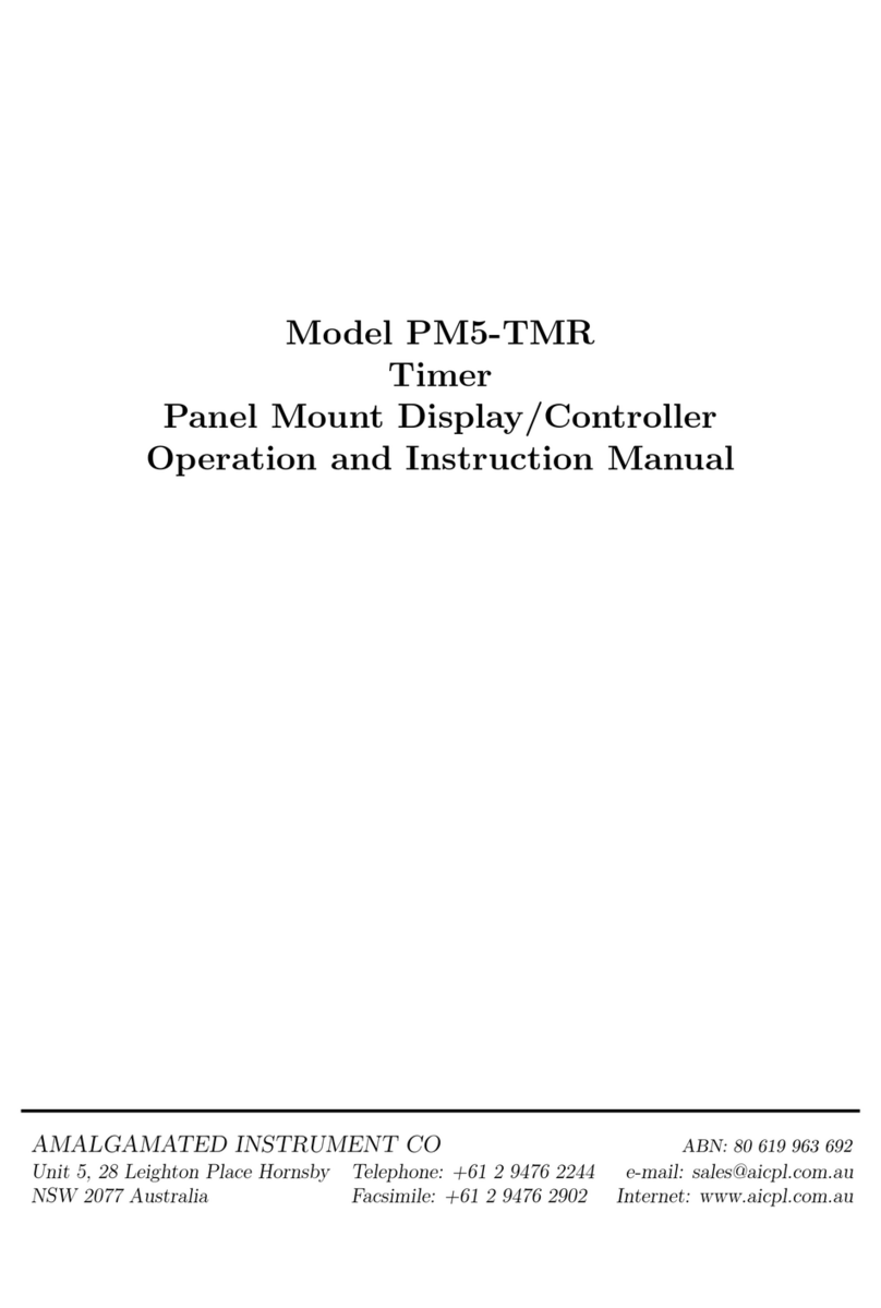 AMALGAMATED INSTRUMENT PM5-TMR Guide