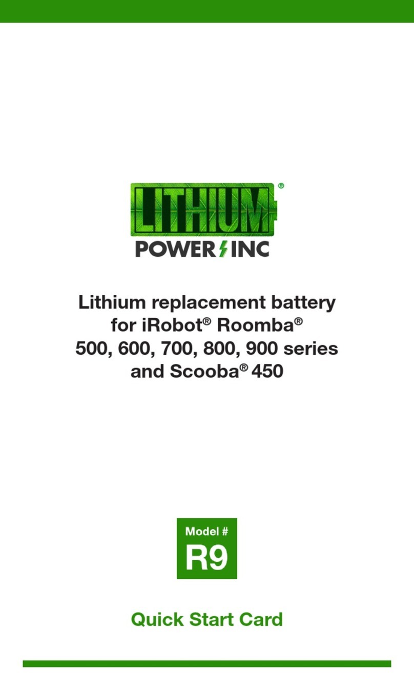Lithium Power R9 Quick start card