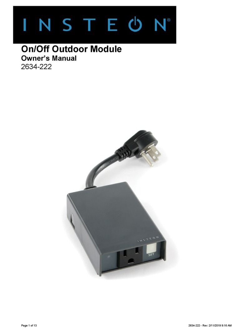 INSTEON 2634-222 owner's manual