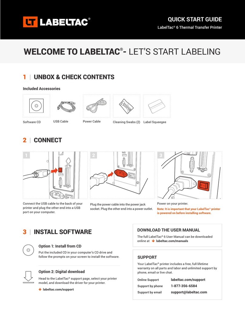 LabelTac 6 User manual