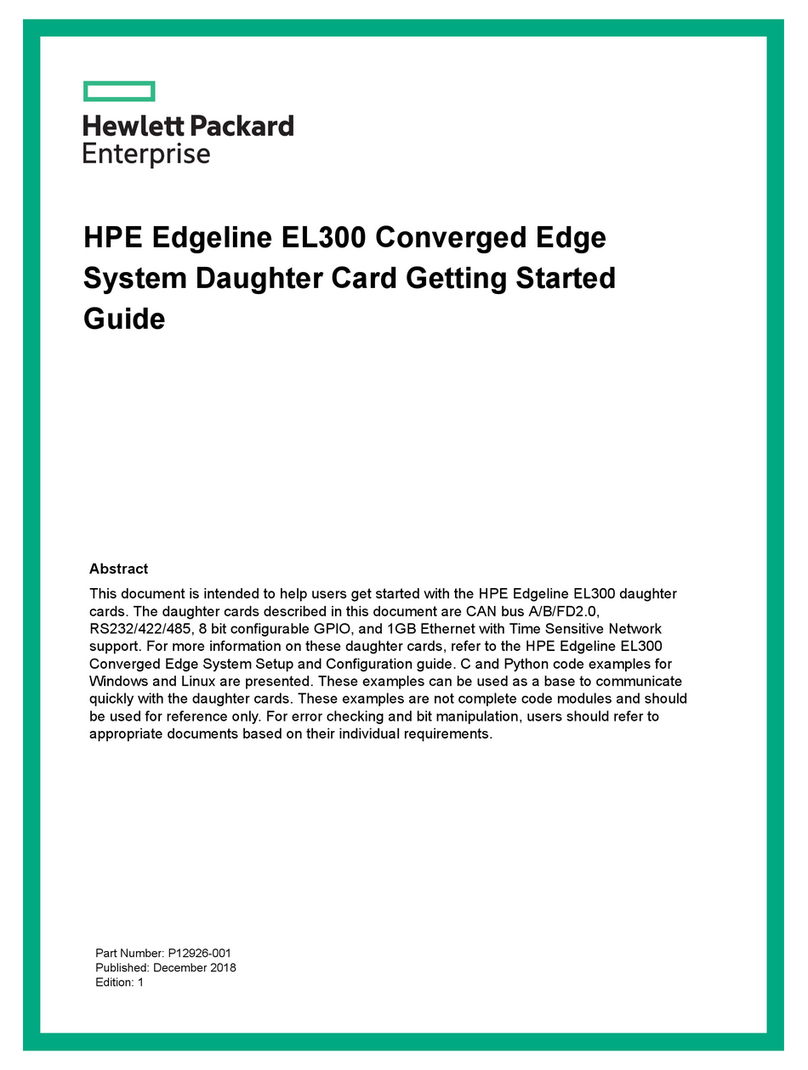 HPE Edgeline EL300 User manual
