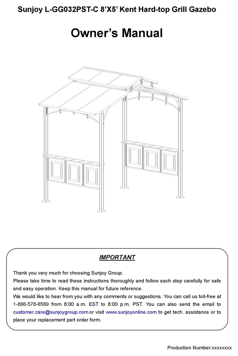 Sunjoy L-GG032PST-C User manual
