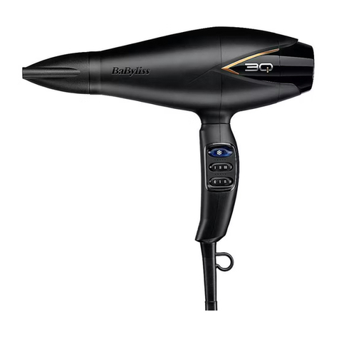 BaByliss Advanced Performance 3Q 5665U Installation and operation manual