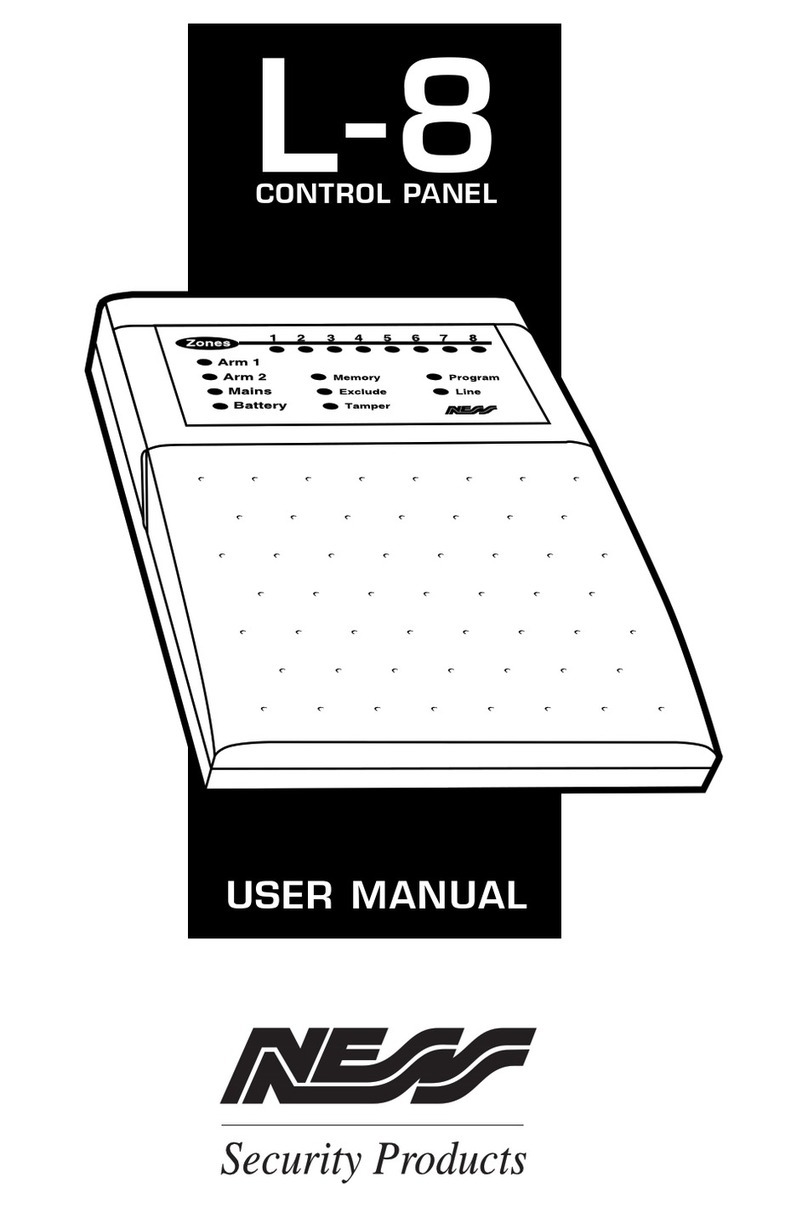 Ness L-8 User manual