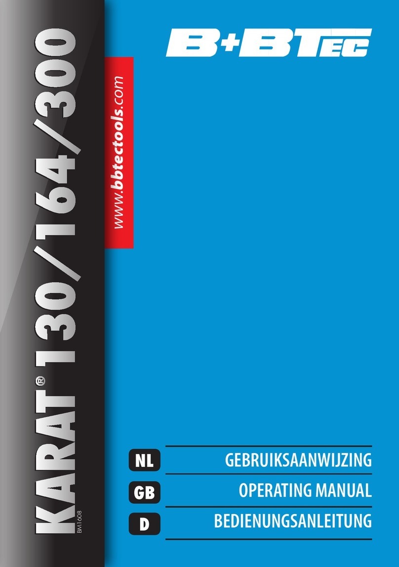 B+BTec KARAT 130 operating manual