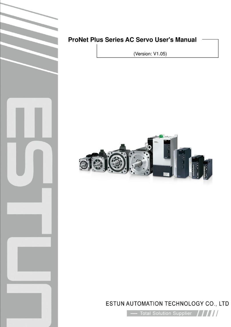 Estun ProNet Plus Series user manual
