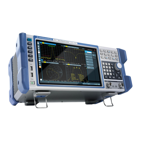 Rohde & Schwarz ZNL Series user manual Rohde & Schwarz ZNL Series user manual