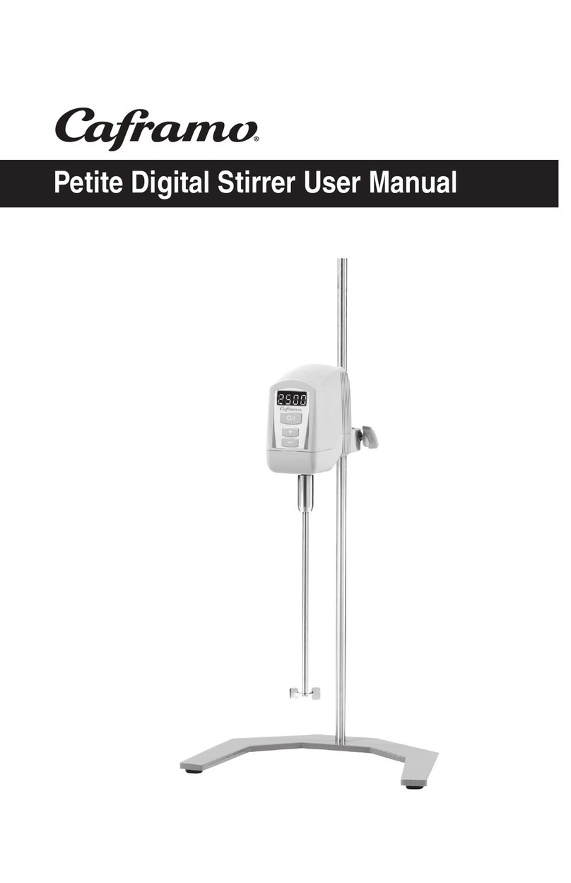 Caframo Petite Digital Stirrer BDC250 user manual