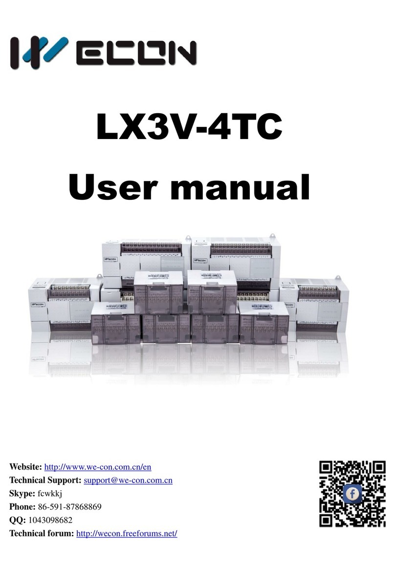 Wecon LX3V-4TC User manual Wecon LX3V-4TC User manual
