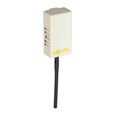 SOMFY ZWAVE to RTS INTERFACE User manual