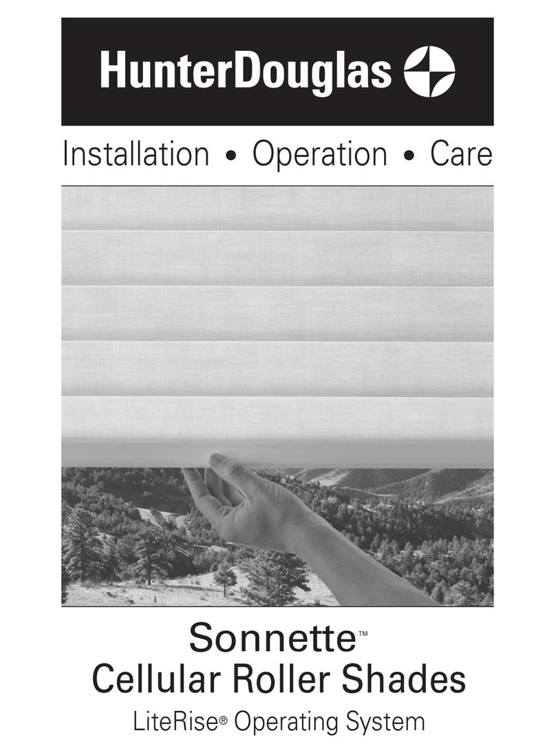 HunterDouglas Sonnette Parts list manual