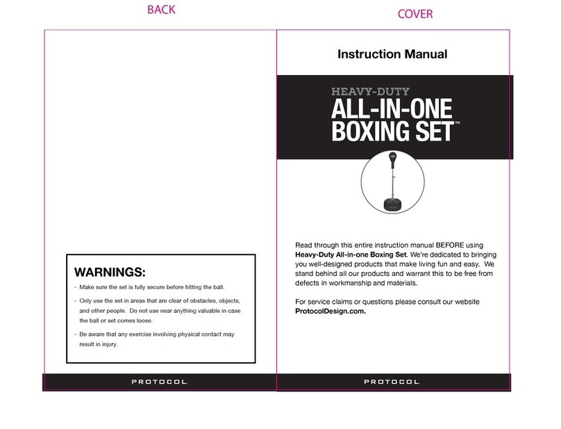 Protocol HEAVY-DUTY  ALL-IN-ONE BOXING SET instruction manual