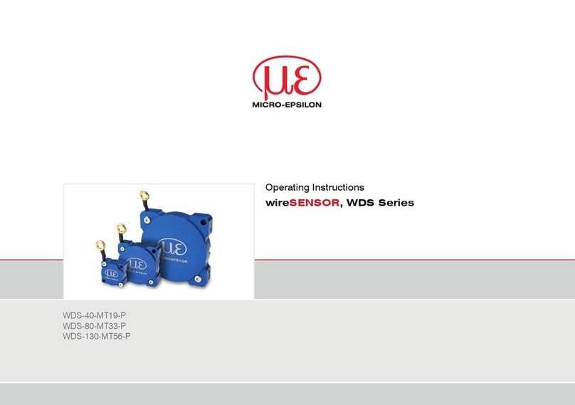 MICRO-EPSILON wireSENSOR WDS Series User manual