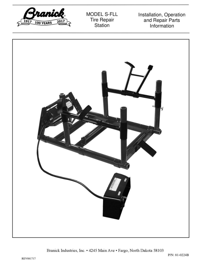 Branick S-FLL Installation, Operation and Repair Parts Information