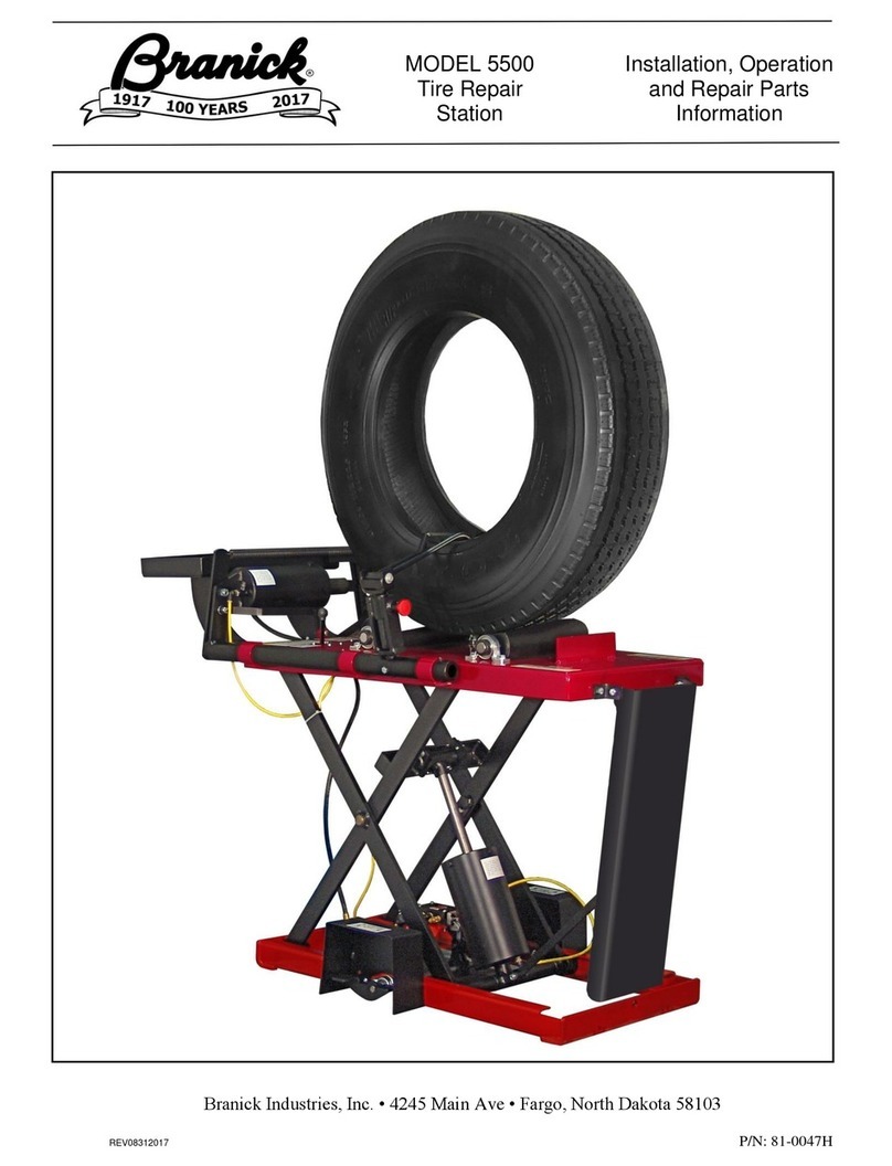 Branick 5500 Installation, Operation and Repair Parts Information