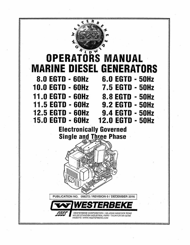 Westerbeke 10.0 EGTD User manual