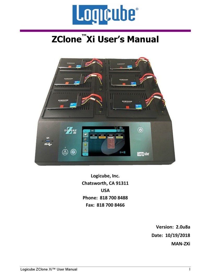 Logicube ZClone Xi User manual
