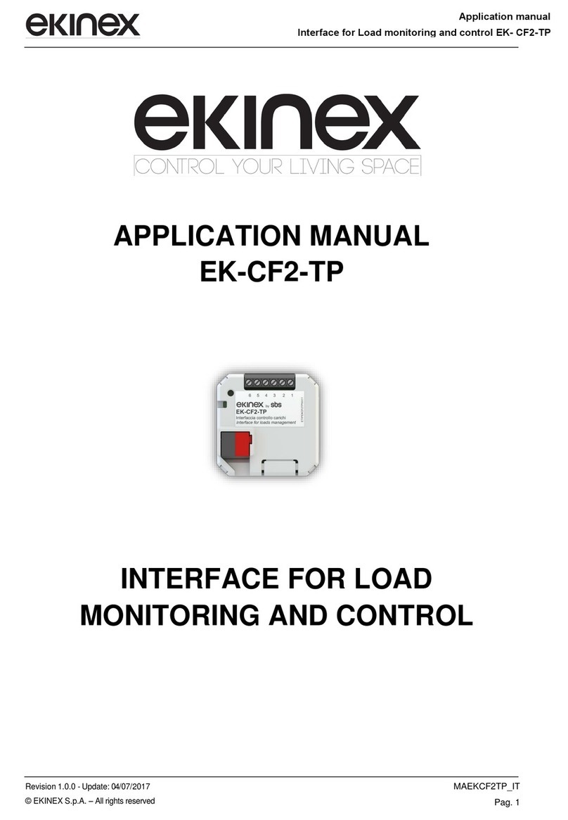 Ekinex EK-CF2-TP Applications manual