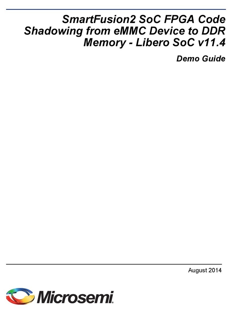 Microsemi SmartFusion2 MSS User manual Microsemi SmartFusion2 MSS User manual