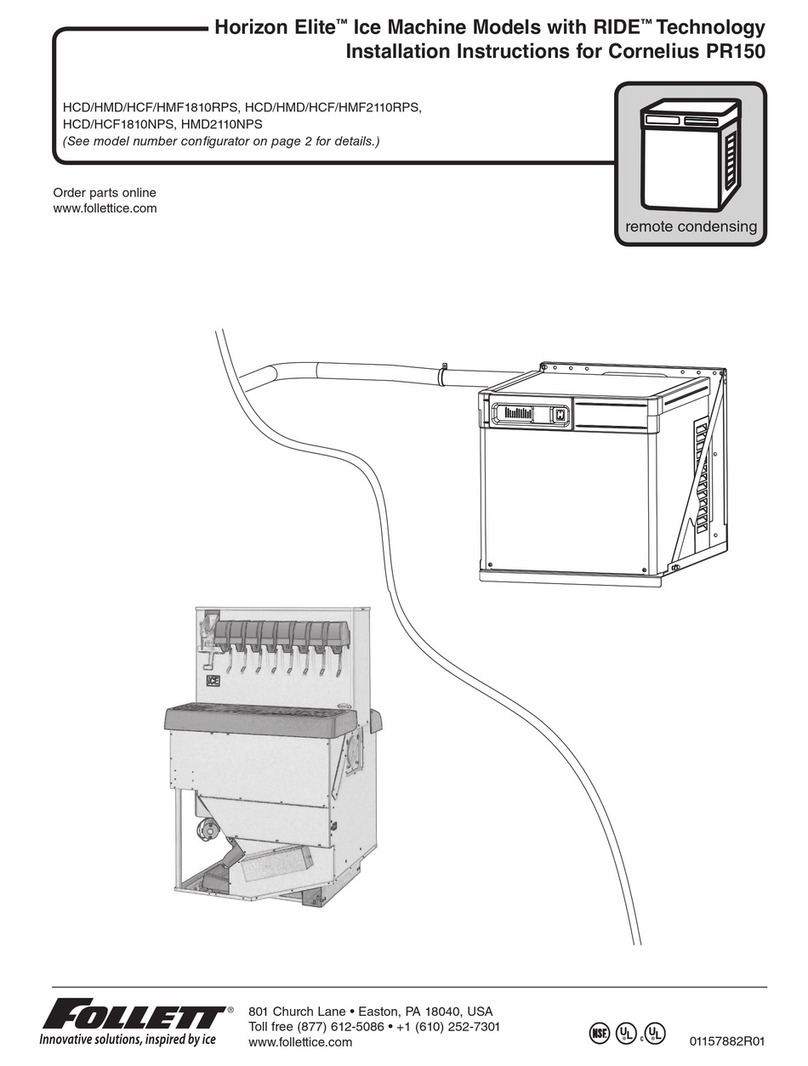 Follett Horizon Chewblet 1810 Series installation instructions Follett Horizon Chewblet 1810 Series installation instructions
