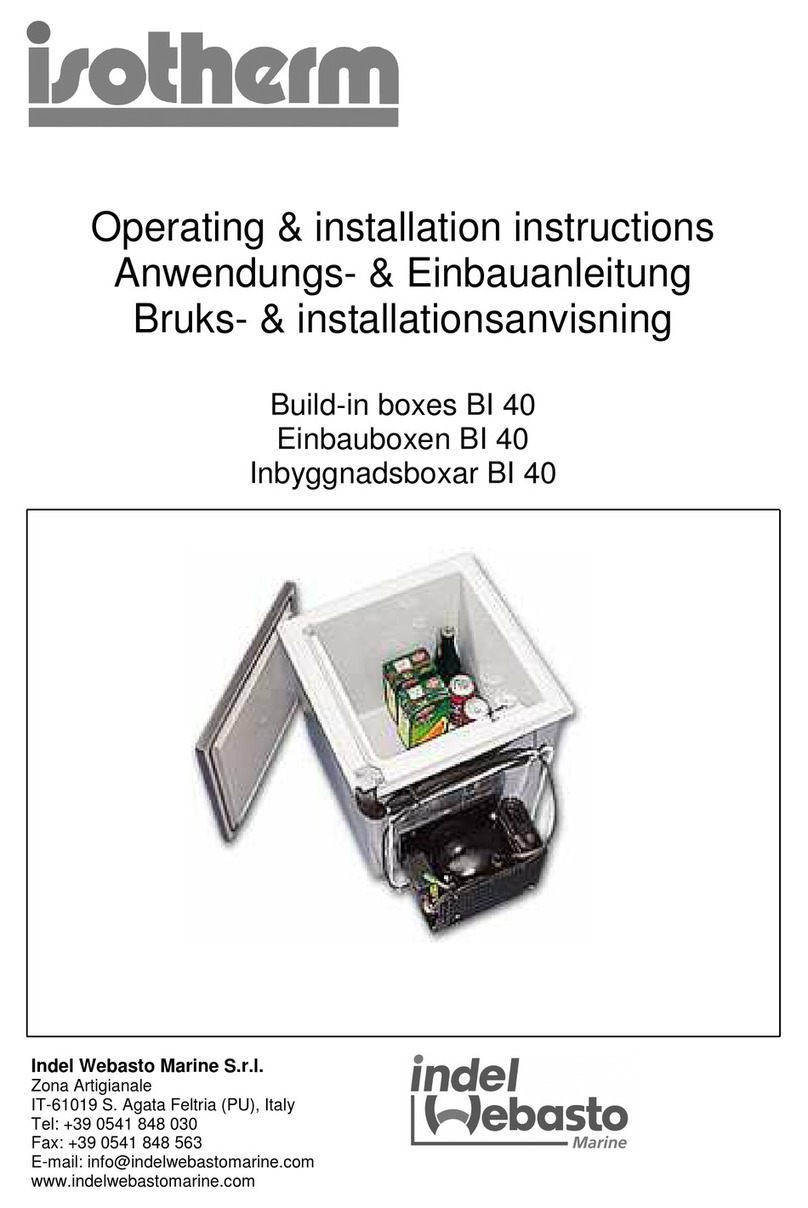 Isotherm BI 40 Product guide