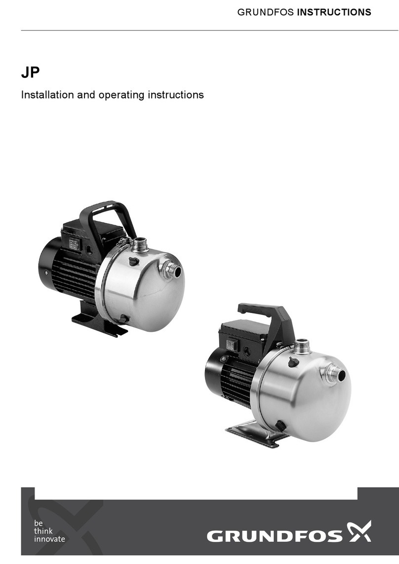 Grundfos JP6 User manual